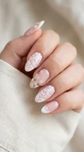 Pink French Tips with a Twist