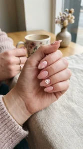 Sheer Pink Cute Nails