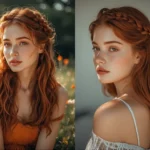 Auburn Glow Hairstyle