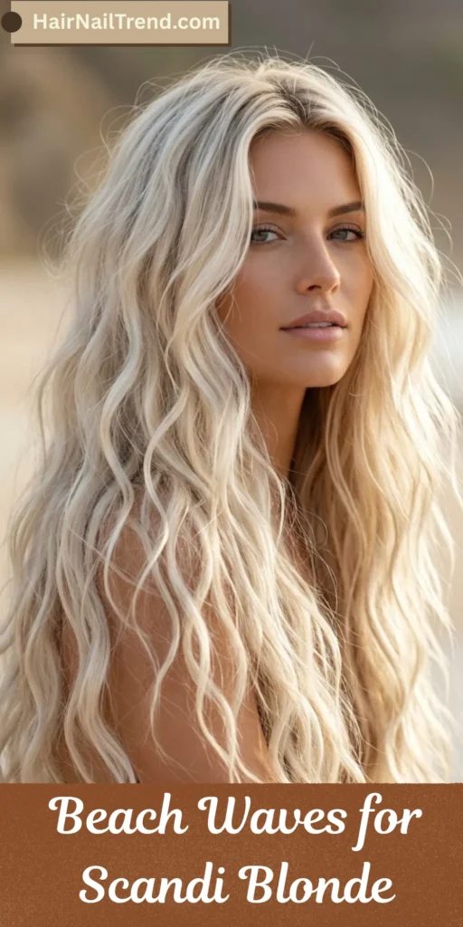 Beach Waves for Scandi Blonde