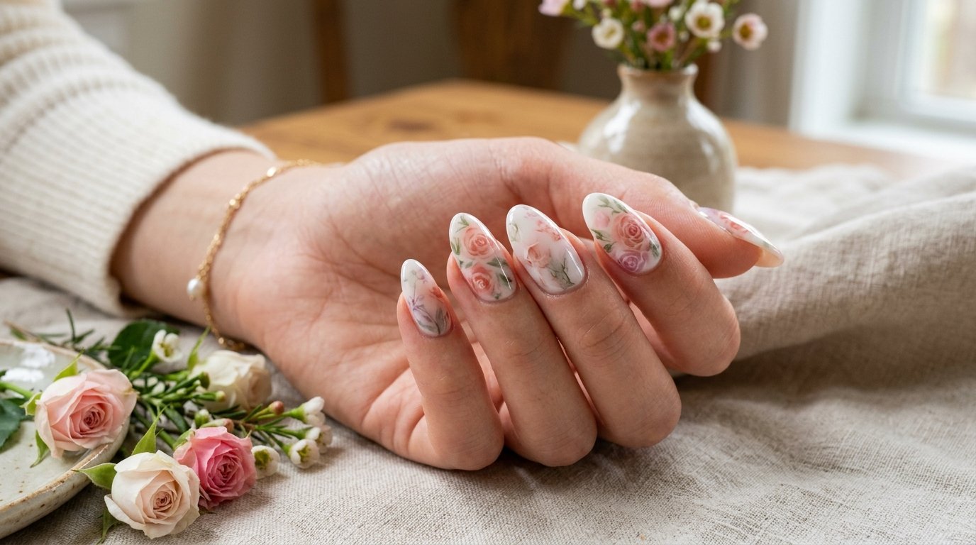 Blooming Gel Nails