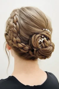 Braided Messy Bun Combo