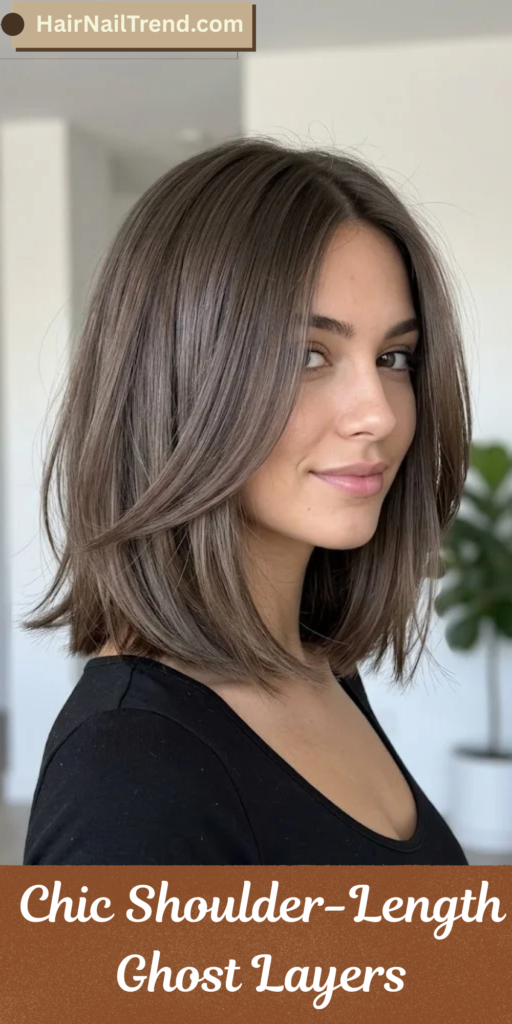Chic Shoulder-Length Ghost Layers