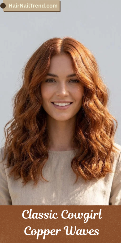 Classic Cowgirl Copper Waves