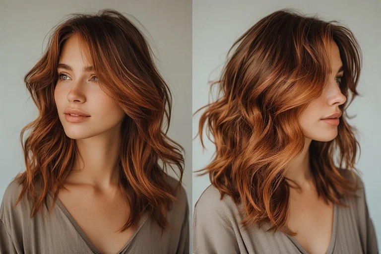 Copper Melt Hairstyle