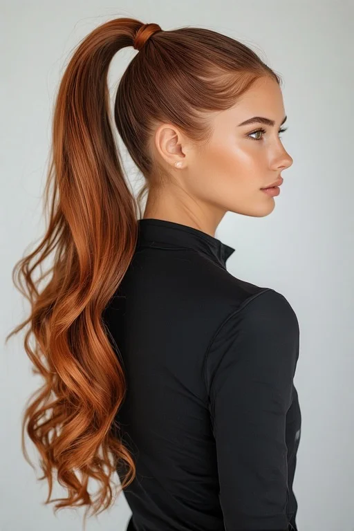 Copper Melt Ponytail