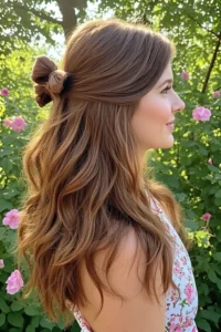 Half-Up Bow Style