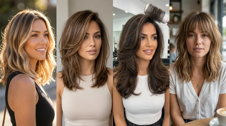 Layered Lob Glow 7 Best Hair Trends to Try
