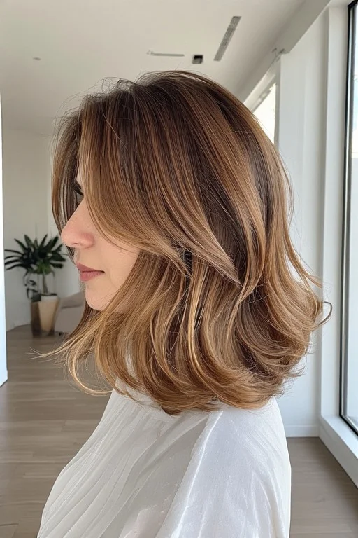 Layered Varsity Bob Hairstyle