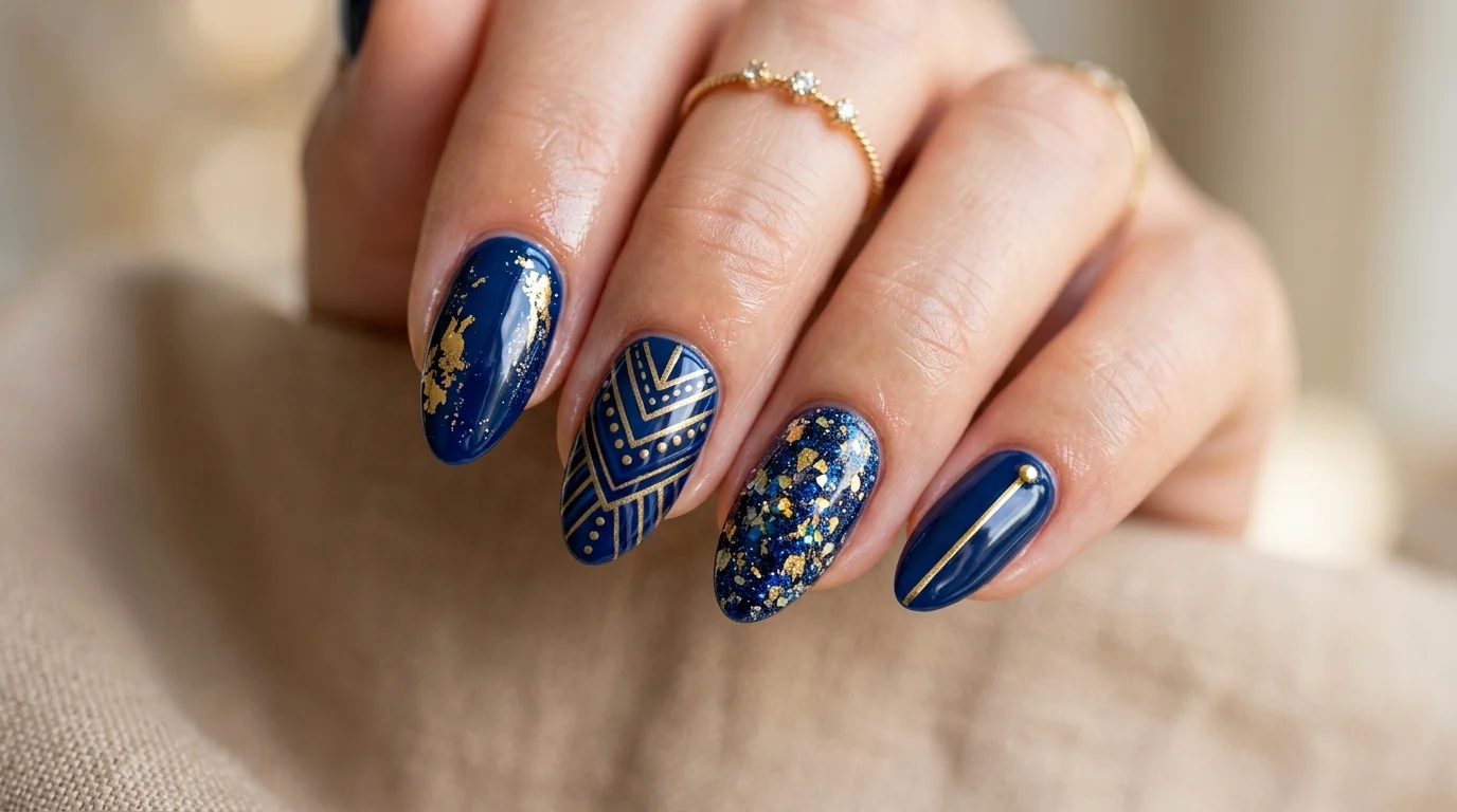 Navy Nails Trends
