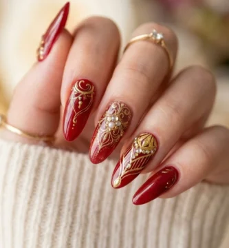 Red Nails Design Trends