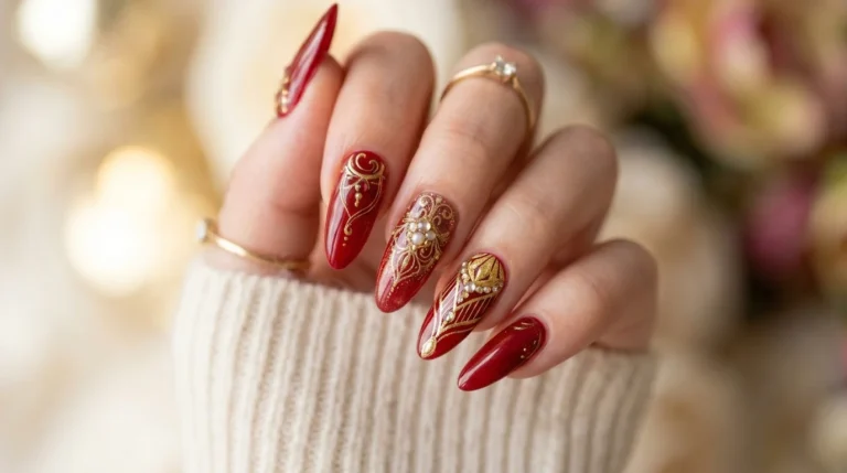 Red Nails Design Trends