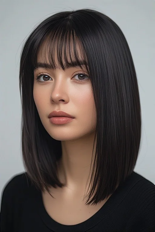 Sleek Varsity Bob Hairstyle