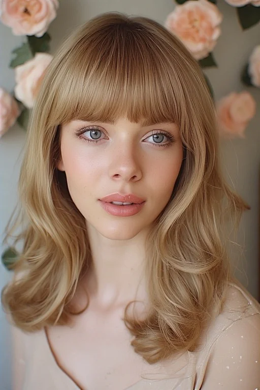 Soft Curled Birkin Bangs