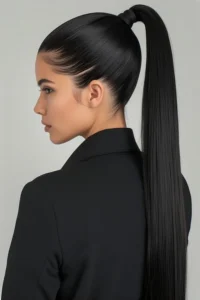 The Sleek High Ponytail
