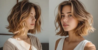 Varsity bob hairstyle