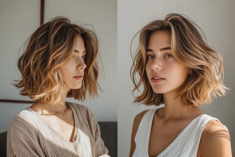 Varsity bob hairstyle