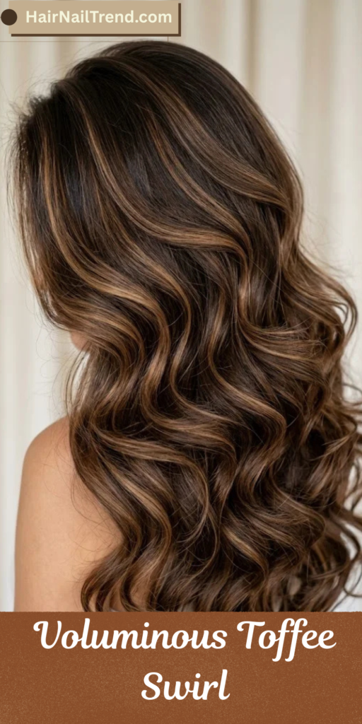 Voluminous Toffee Swirl