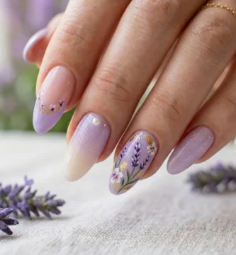 lavender nails
