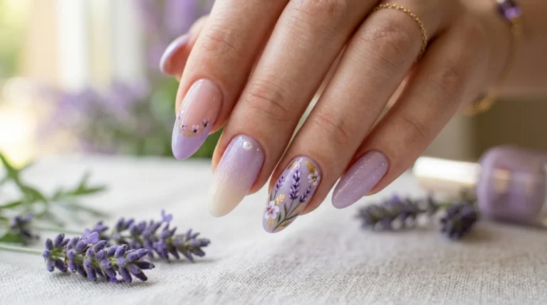 lavender nails